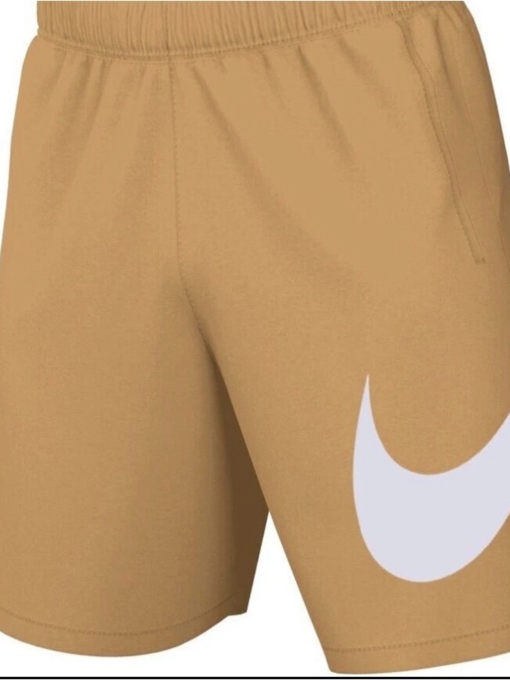 Nike Men's Club Fleece Shorts - Yellow. Sz L. NWT